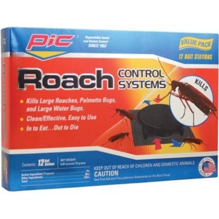 PIC Station Bait Roach Cntrl 12Pk RCS